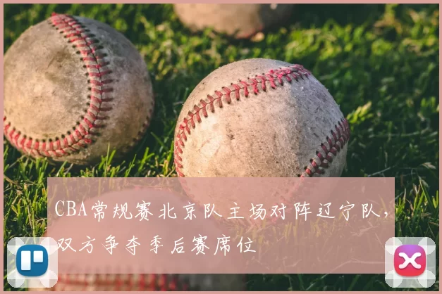 CBA常规赛北京队主场对阵辽宁队，双方争夺季后赛席位